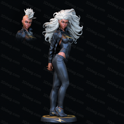 CA3D 漫威 X战警 暴风女-P站图纸收藏馆