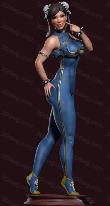 CA3D 街头霸王 春丽-P站图纸收藏馆