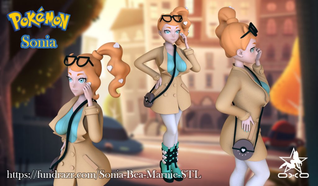 OXO3D 精灵宝可梦 索妮亚-P站图纸收藏馆