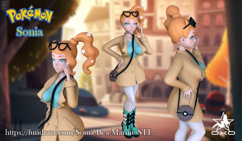 OXO3D 精灵宝可梦 索妮亚-P站图纸收藏馆