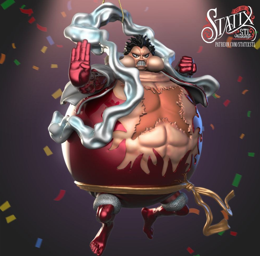 STATIX 海贼王 胖路飞-P站图纸收藏馆