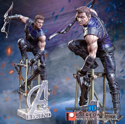 Sanix3d 漫威 鹰眼-P站图纸收藏馆