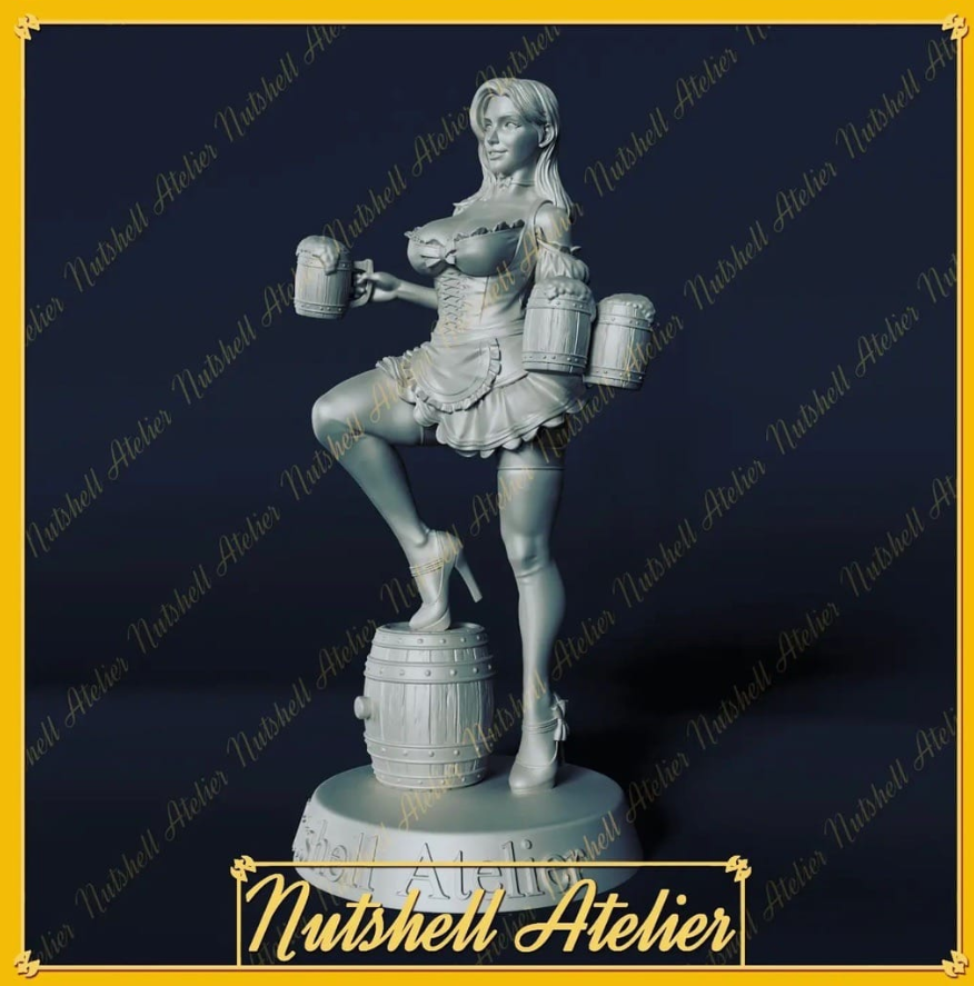 Nutshell Atelier 酒吧女招待-P站图纸收藏馆