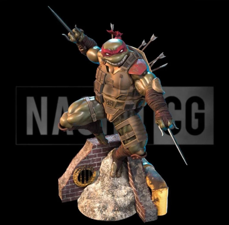 Nacho CG 忍者神龟 拉斐尔-P站图纸收藏馆