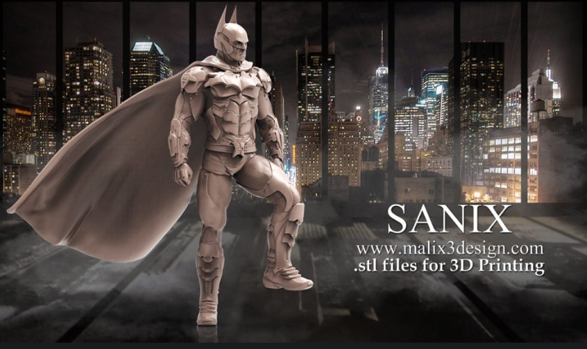 Sanix3d DC漫画 蝙蝠侠-P站图纸收藏馆