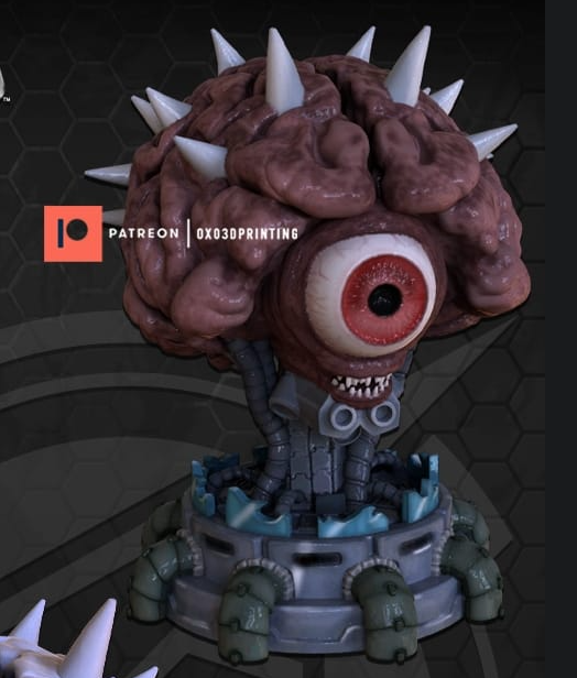 OXO3D 银河战士 宇宙海盗的总头目母脑-P站图纸收藏馆