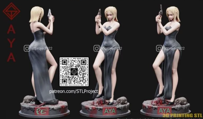 STL Project 阿雅-P站图纸收藏馆