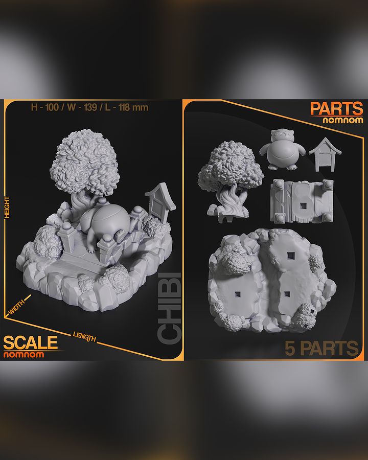 图片[3]-NomNom 精灵宝可梦 卡比兽-P站图纸收藏馆