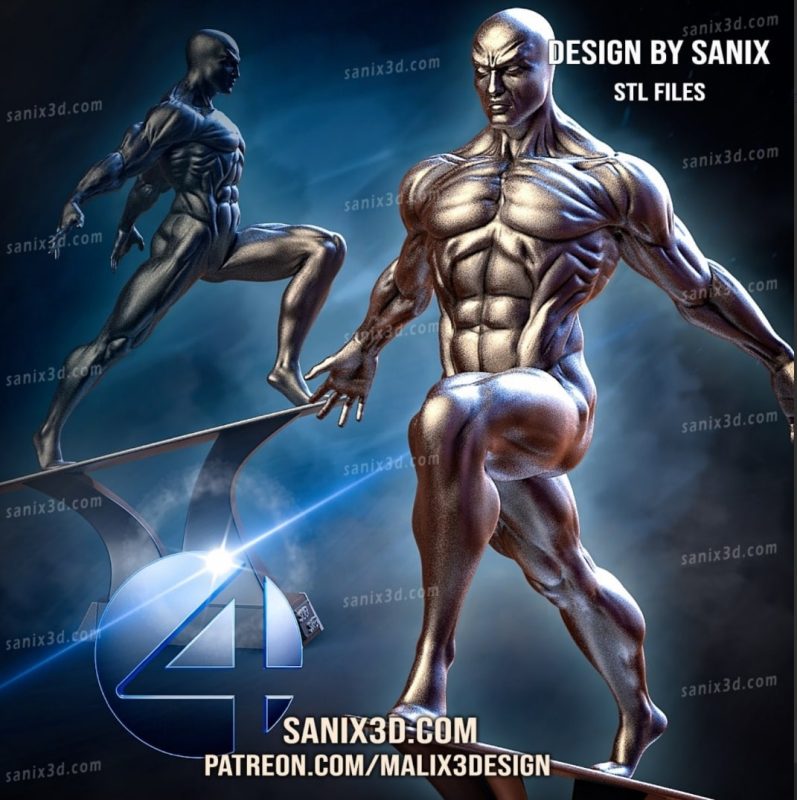 Sanix3d 漫威 银影侠-P站图纸收藏馆