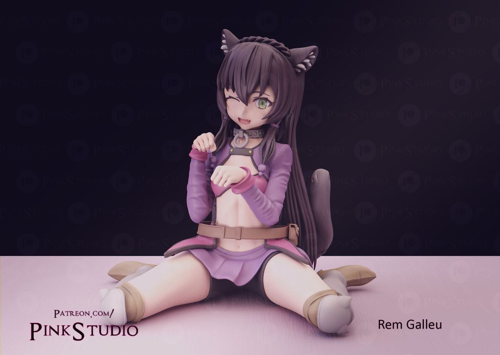 Pink Studio 异世界魔王与召唤少女的奴隶魔术 蕾姆·嘉蕾邬-P站图纸收藏馆