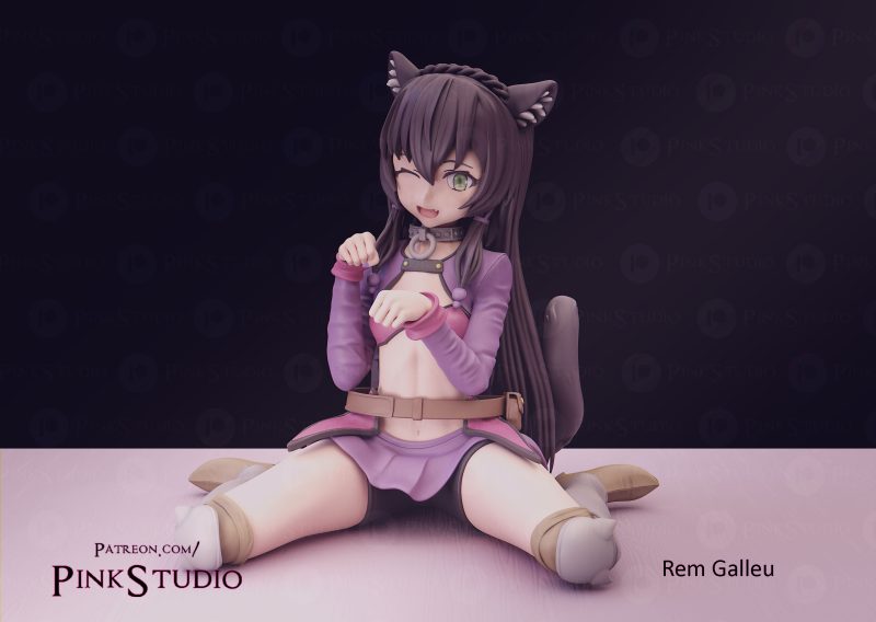 Pink Studio 异世界魔王与召唤少女的奴隶魔术 蕾姆·嘉蕾邬-P站图纸收藏馆