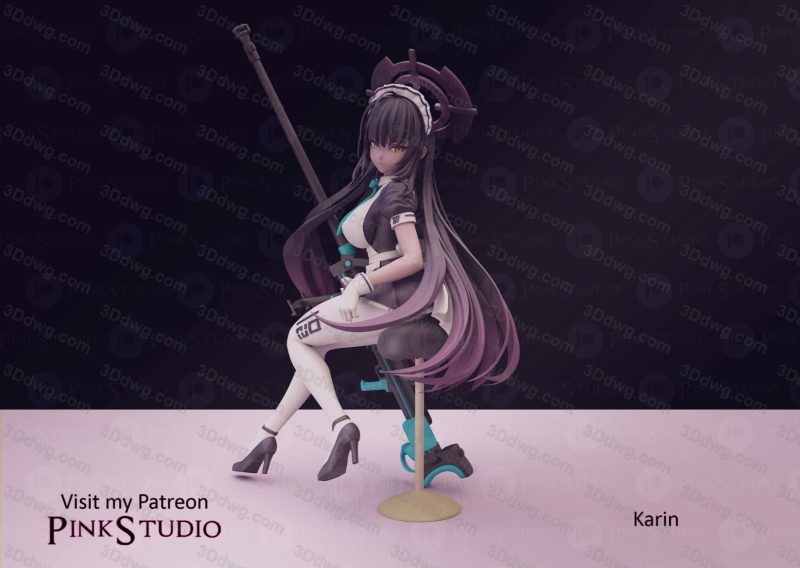 Pink Studio 蔚蓝档案 角楯花凛-P站图纸收藏馆