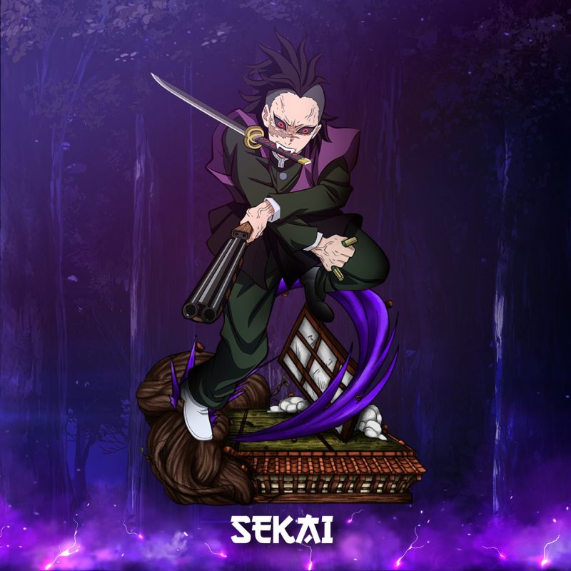 Sekai 鬼灭之刃 不死川玄弥-P站图纸收藏馆