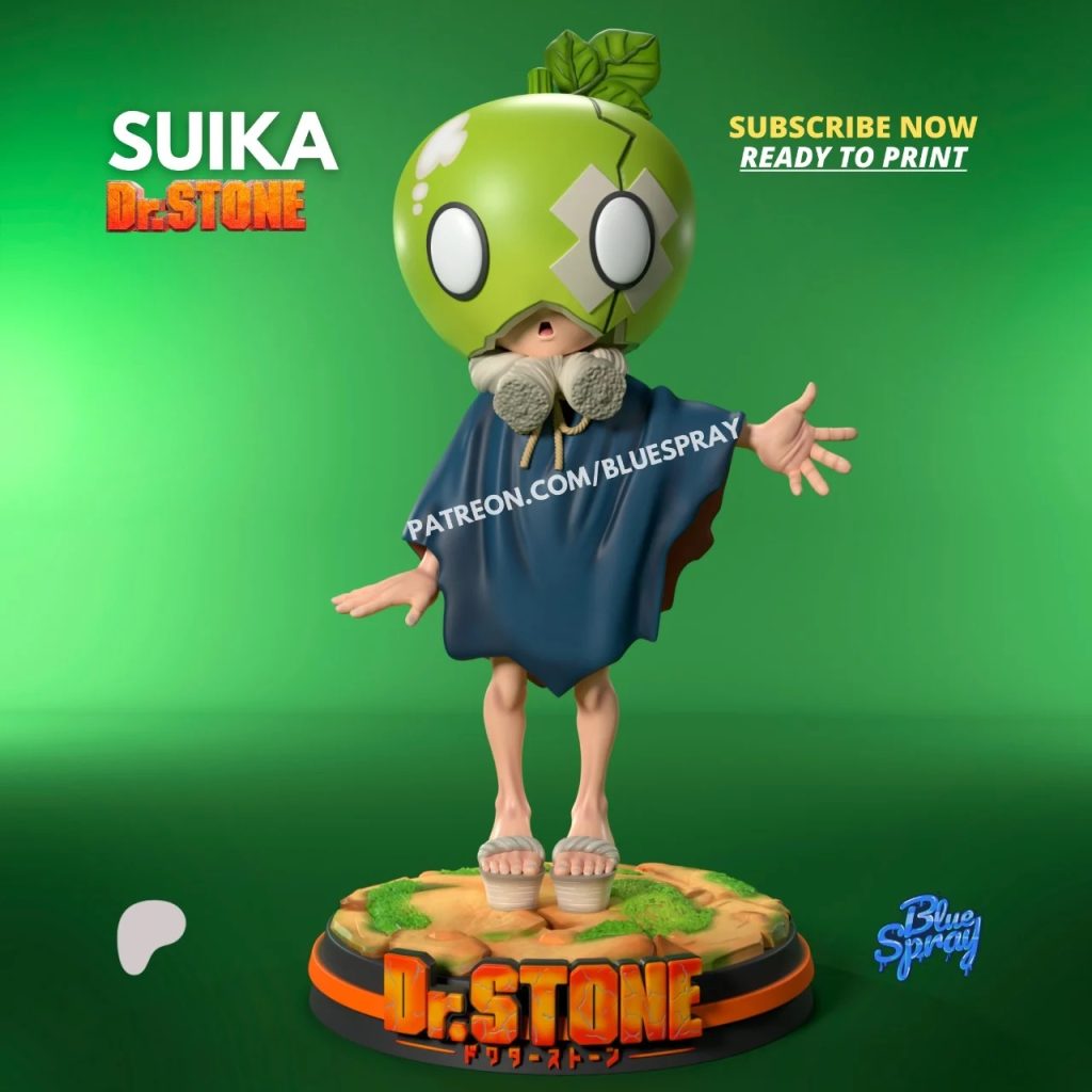 Blue Spray 石纪元 西瓜-P站图纸收藏馆