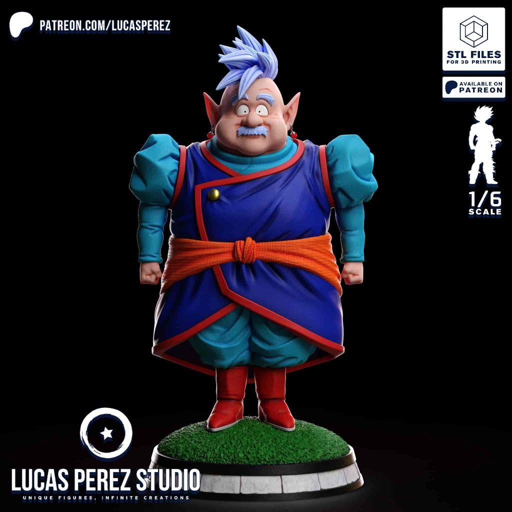 图片[1]-Lucas Perez 龙珠 北界王神-P站图纸收藏馆