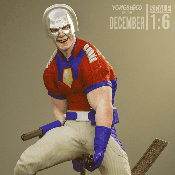 图片[2]-Yongblood Sculpture DC漫画 和平使者-P站图纸收藏馆