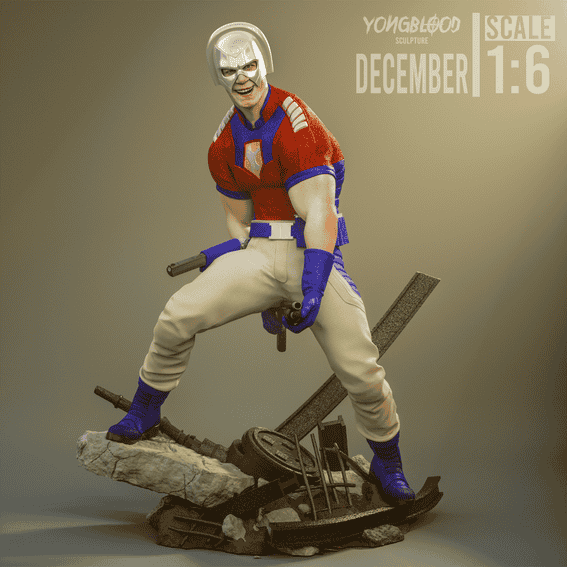 Yongblood Sculpture DC漫画 和平使者-P站图纸收藏馆