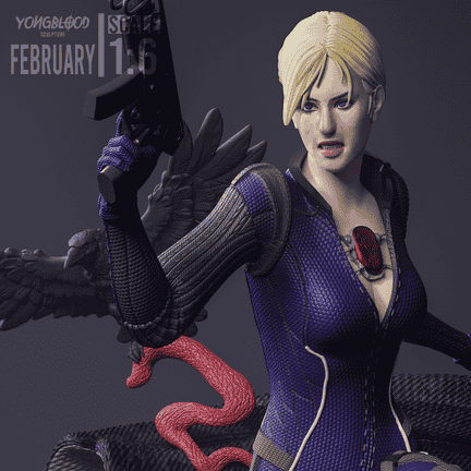 图片[2]-Yongblood Sculpture 生化危机 吉尔·瓦伦丁-P站图纸收藏馆