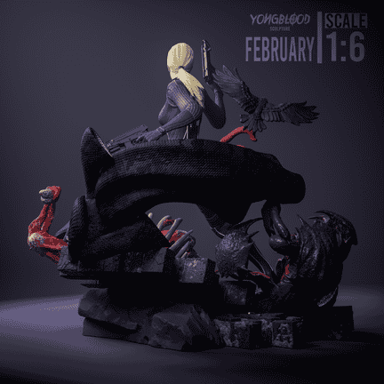 图片[3]-Yongblood Sculpture 生化危机 吉尔·瓦伦丁-P站图纸收藏馆