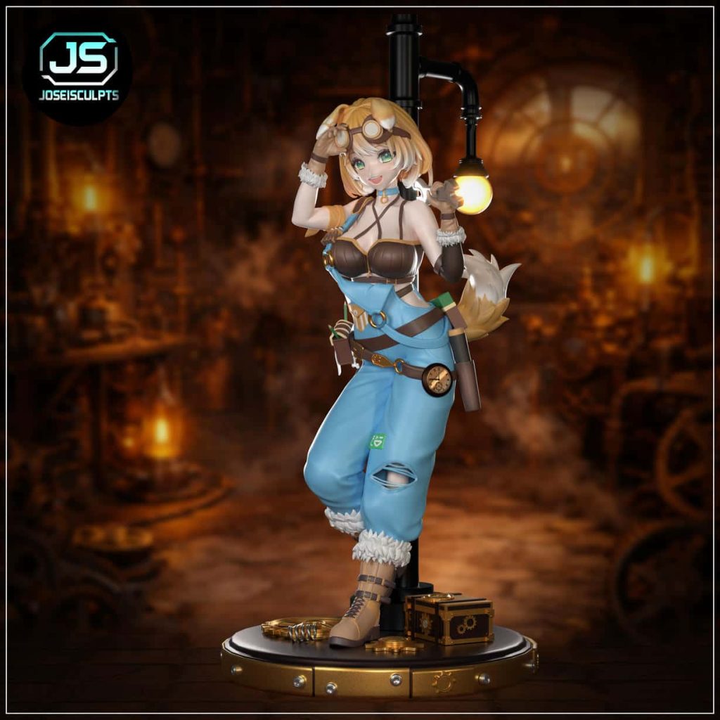 虚拟主播 邦妮·巴克斯韦尔-P站图纸收藏馆