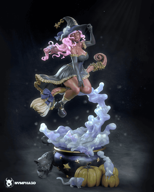 NYMPHA 3D 女巫-P站图纸收藏馆