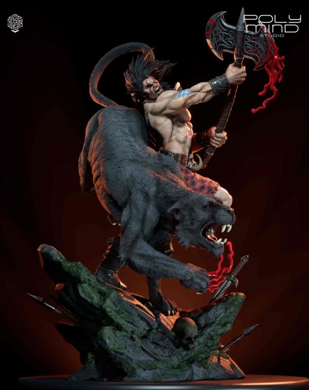 PolyMind 漫威 柯南·巴拜利安多-P站图纸收藏馆