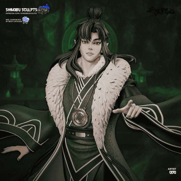 图片[2]-Shinobu Sculpts 天官赐福 齐荣-P站图纸收藏馆