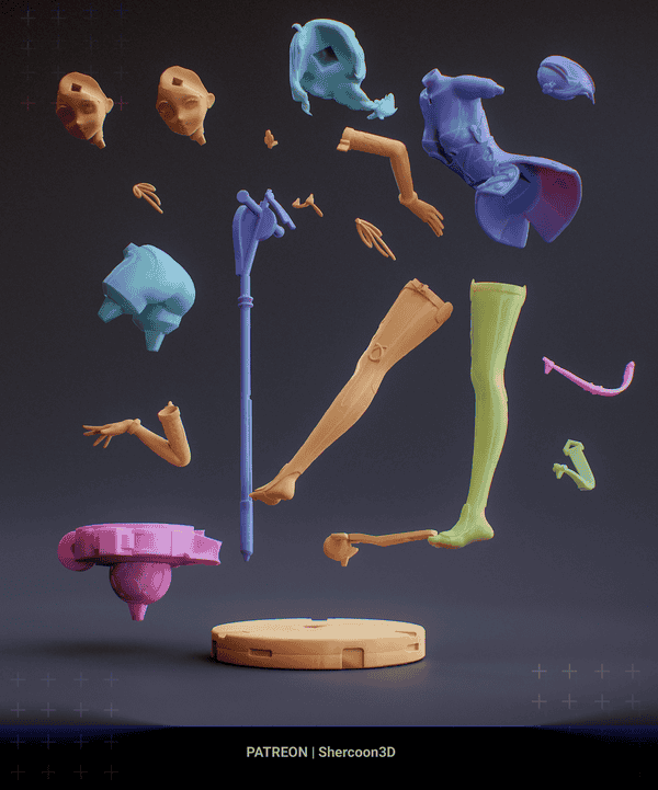 图片[4]-Shercoon3D 绝区零 席德-P站图纸收藏馆