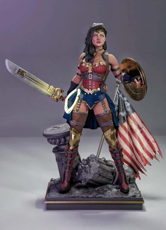 MCM3D DC漫画 神奇女侠-P站图纸收藏馆