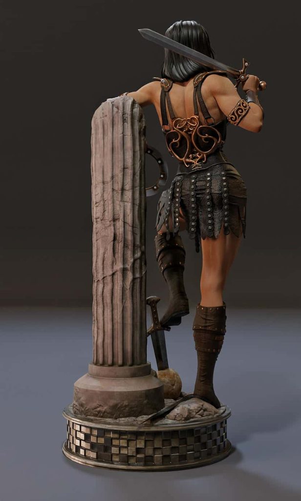 图片[3]-MCM3D 战士公主西娜 西娜-P站图纸收藏馆