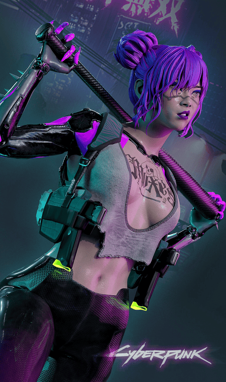 图片[2]-MCM3D 赛博朋克 李奇·薇姿-P站图纸收藏馆