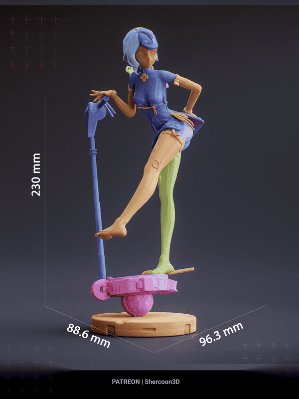 图片[3]-Shercoon3D 绝区零 席德-P站图纸收藏馆