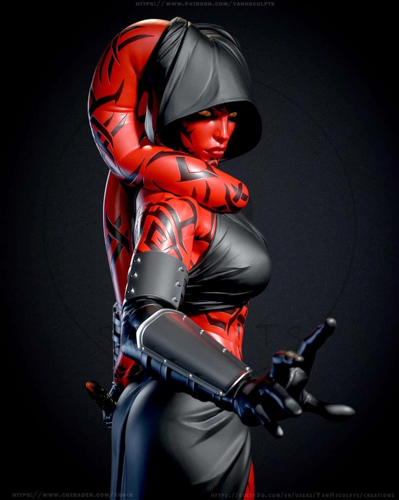 图片[2]-Yan H 星球大战 达斯·塔隆-P站图纸收藏馆