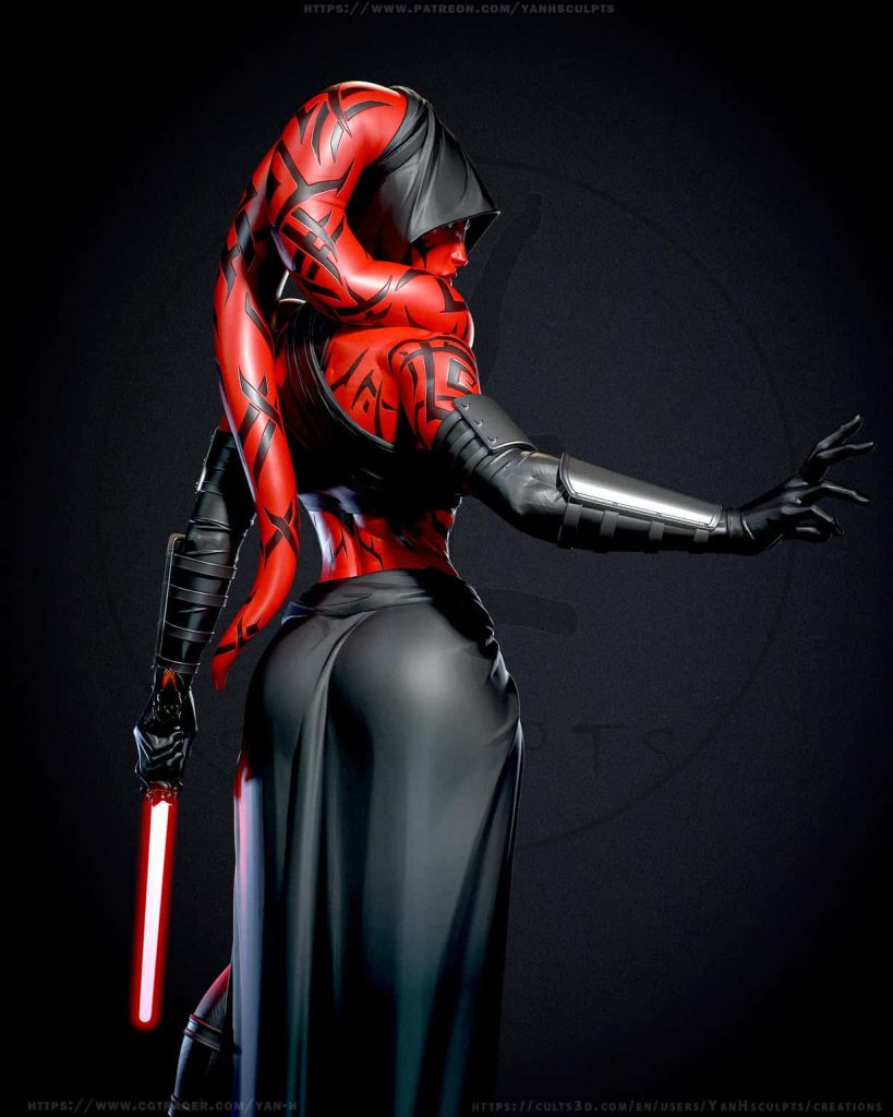 图片[3]-Yan H 星球大战 达斯·塔隆-P站图纸收藏馆