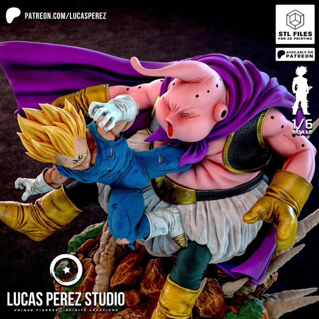 图片[2]-Lucas Perez 龙珠 贝吉塔大战魔人布欧-P站图纸收藏馆