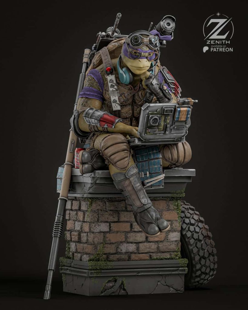 图片[1]-ZEZ STUDIOS 忍者神龟 多纳泰罗-P站图纸收藏馆