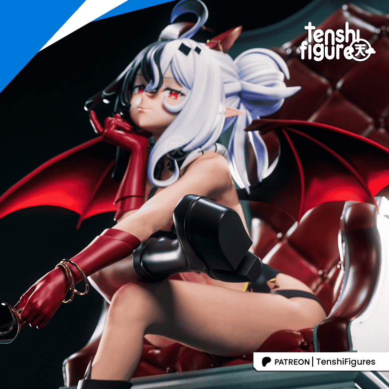 图片[2]-Tenshi Figures 虚拟主播 月牙-P站图纸收藏馆