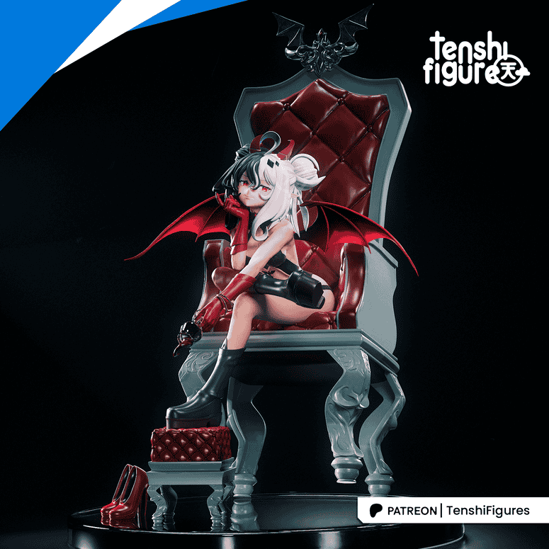 Tenshi Figures 虚拟主播 月牙-P站图纸收藏馆