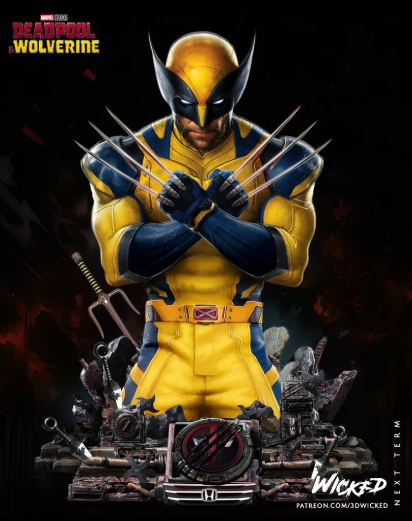 3DWicked 漫威 金钢狼-P站图纸收藏馆