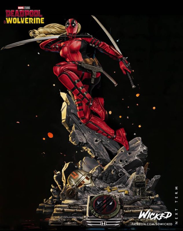 3DWicked 漫威 女死待-P站图纸收藏馆