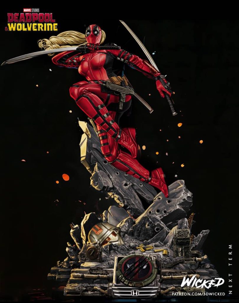 3DWicked 漫威 女死待-P站图纸收藏馆