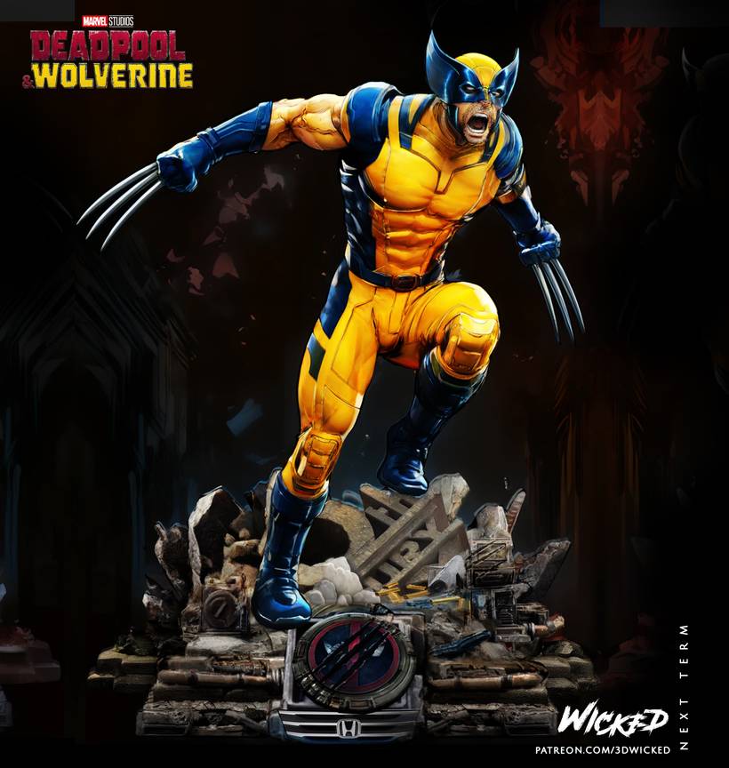3DWicked 漫威 金钢狼-P站图纸收藏馆