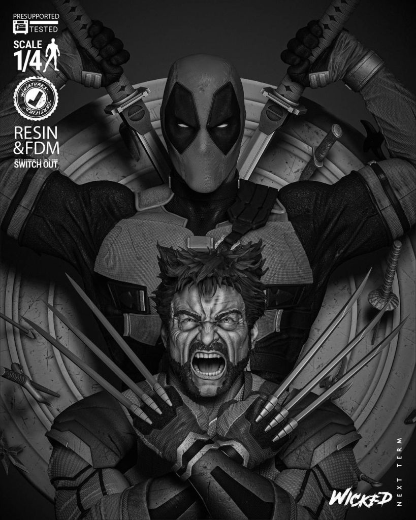 图片[3]-3DWicked 漫威 死待和金钢狼-P站图纸收藏馆