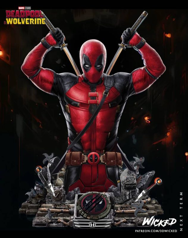 3DWicked 漫威 死待-P站图纸收藏馆