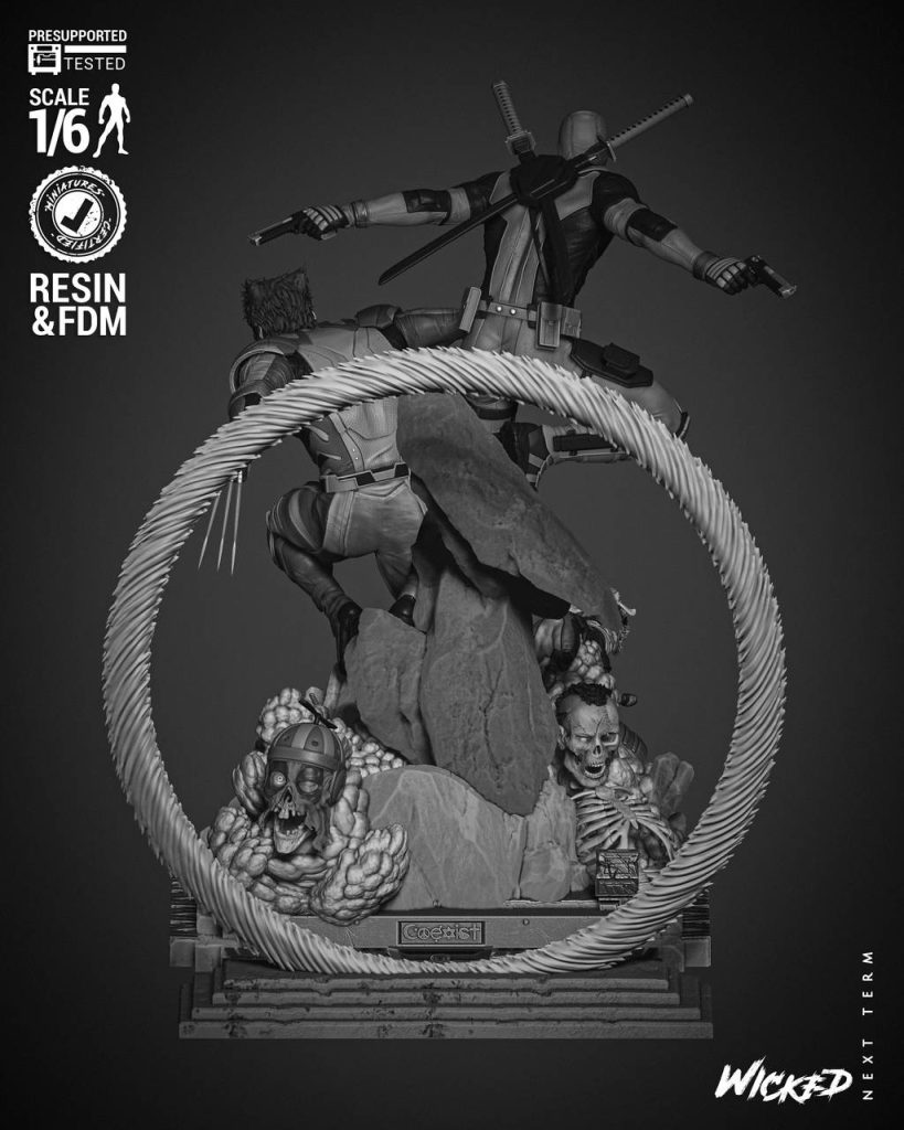 图片[3]-3DWicked 漫威 死待和金钢狼-P站图纸收藏馆