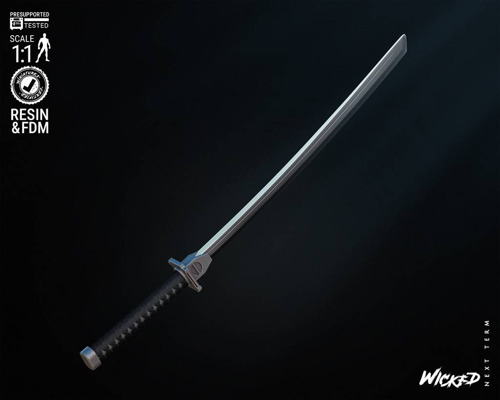 3DWicked 漫威 死待的刀-P站图纸收藏馆