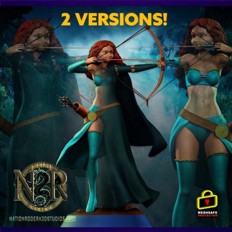 NR3DS 勇敢传说 梅莉达-P站图纸收藏馆