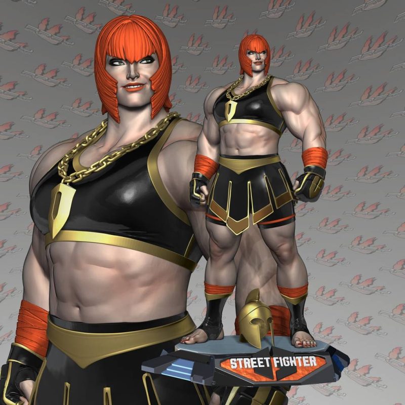 PCS 街头霸王 玛丽莎-P站图纸收藏馆