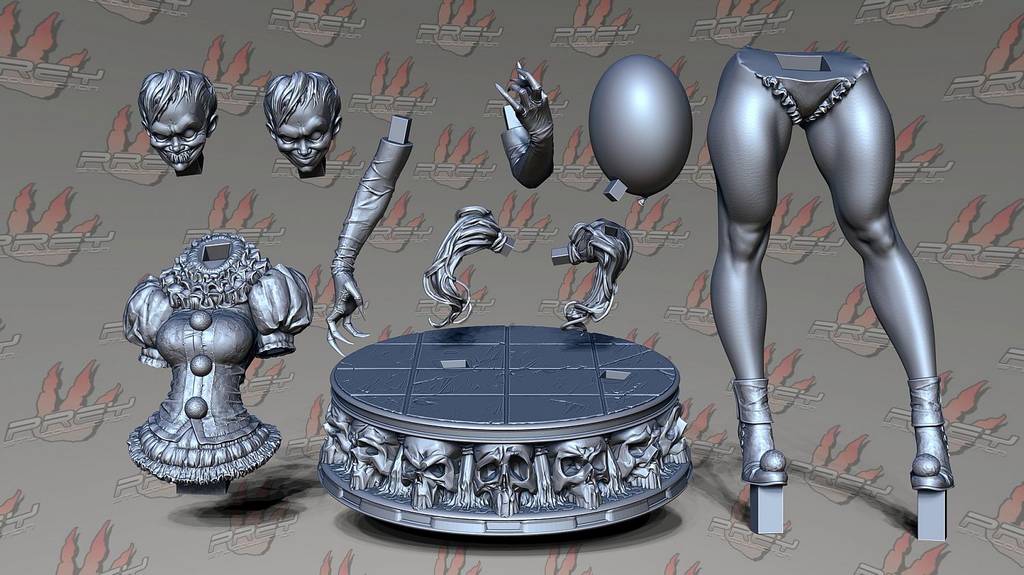 图片[2]-PCS 小丑回魂 潘尼怀斯-P站图纸收藏馆