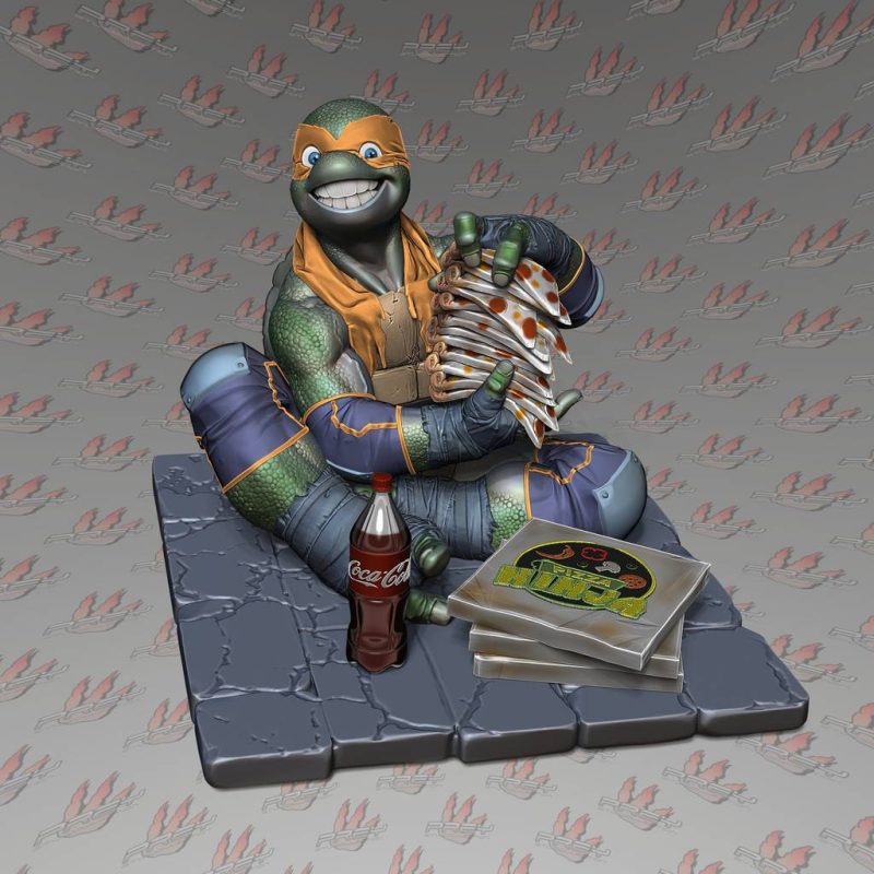 PCS 忍者神龟 米开朗基罗-P站图纸收藏馆